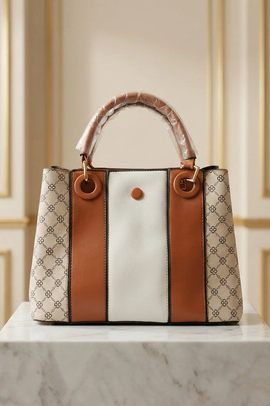 Chic Tri-Tone Monogram Tote Bag