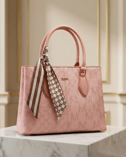 Signature Monogram Satchel