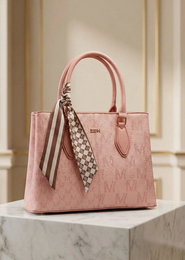 Signature Monogram Satchel