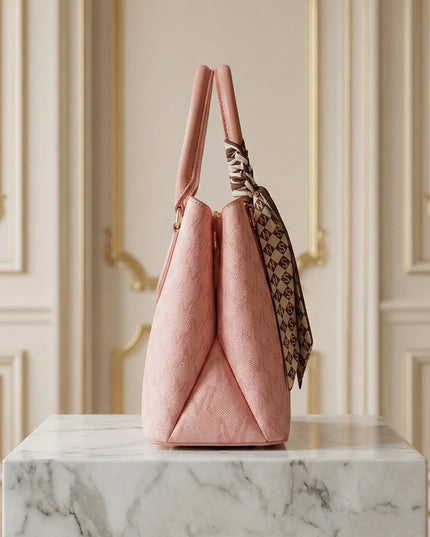 Signature Monogram Satchel