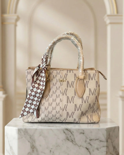 Signature Monogram Satchel