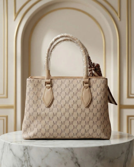 Signature Monogram Satchel
