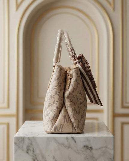 Signature Monogram Satchel