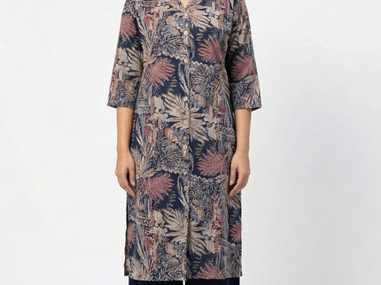 Botanical Print Shirt-Kurti
