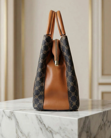 Chic Tri-Tone Monogram Tote Bag