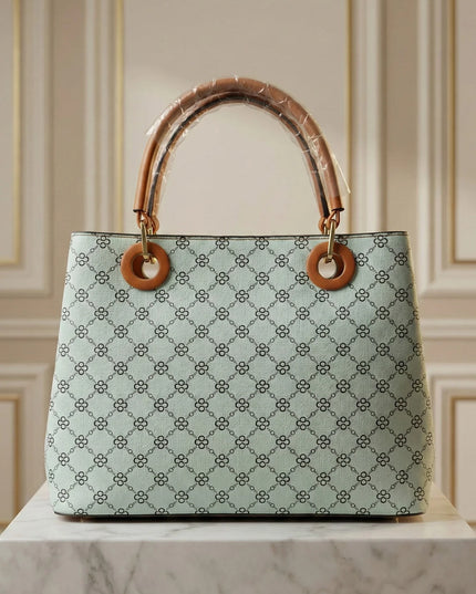 Chic Tri-Tone Monogram Tote Bag