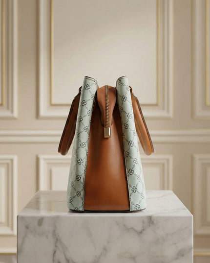 Chic Tri-Tone Monogram Tote Bag