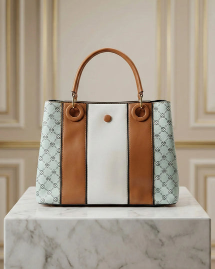 Chic Tri-Tone Monogram Tote Bag
