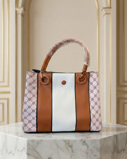 Chic Tri-Tone Monogram Tote Bag