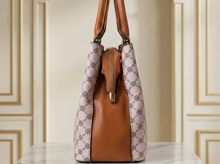 Chic Tri-Tone Monogram Tote Bag
