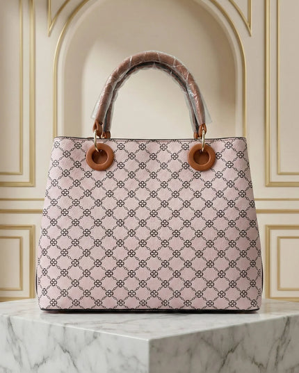 Chic Tri-Tone Monogram Tote Bag