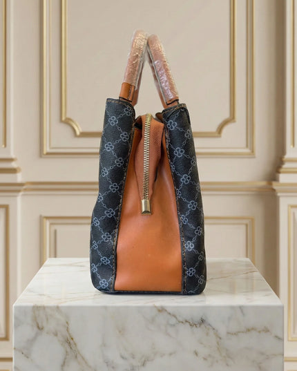 Chic Tri-Tone Monogram Tote Bag