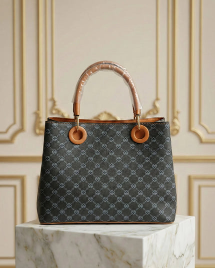 Chic Tri-Tone Monogram Tote Bag