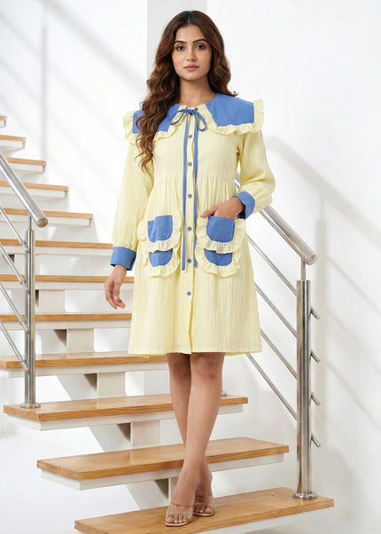 The Ruffled Statement Dress