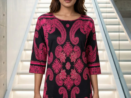 Elegant Ornamental Paisley Tunic