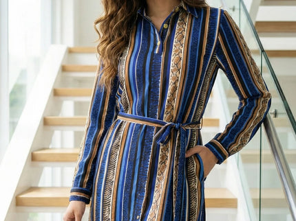 Contemporary Animal Print Button-Down