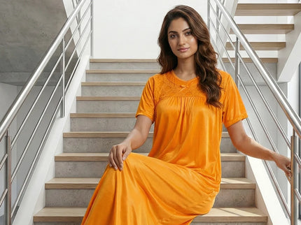 Classic Lace-Accent Nightgown