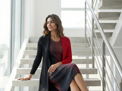 The Luxe Plisse Jacket & Dress Ensemble