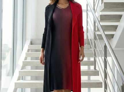 The Luxe Plisse Jacket & Dress Ensemble