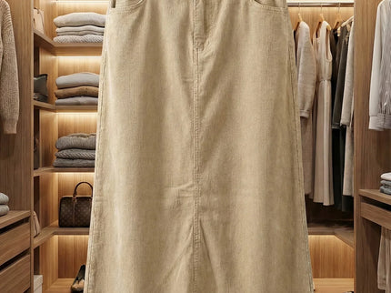 Modest Structured Floor-Length Skirt