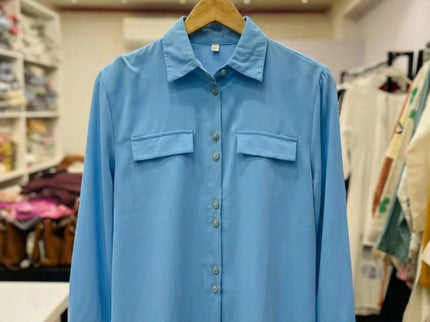 Classic Double-Pocket Button-Down Shirt