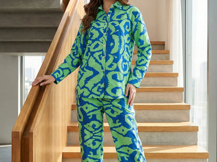 Abstract Print Relaxed Fit Co-ord Set