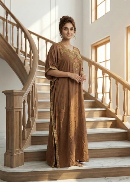 Embroidered Designer Kaftan