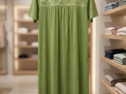 Classic Lace-Accent Nightgown