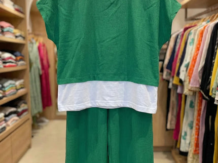 Green Layered Co-ord Set