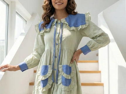 The Ruffled Statement Dress