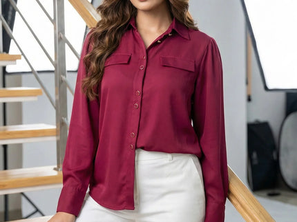 Classic Double-Pocket Button-Down Shirt