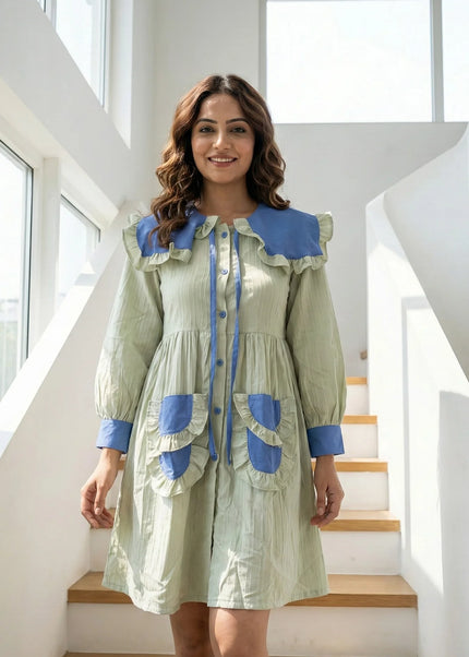 The Ruffled Statement Dress