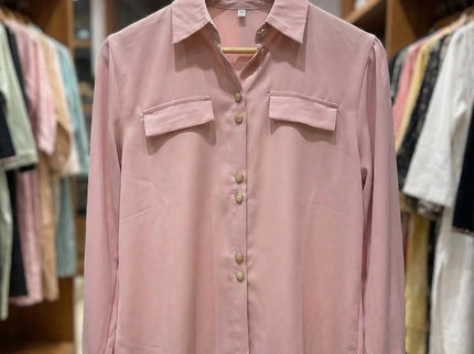 Classic Double-Pocket Button-Down Shirt