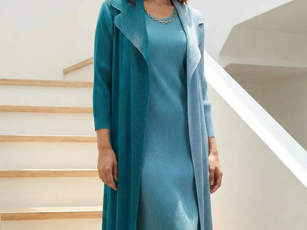 The Luxe Plisse Jacket & Dress Ensemble