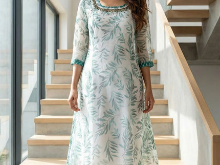 Elegant Sheer Floral Overlay Tunic Top