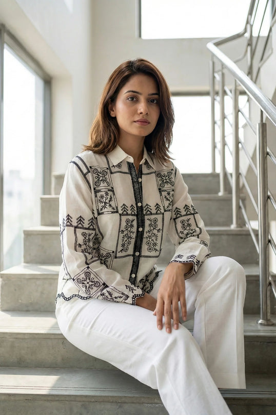 The Folk & Flora Top